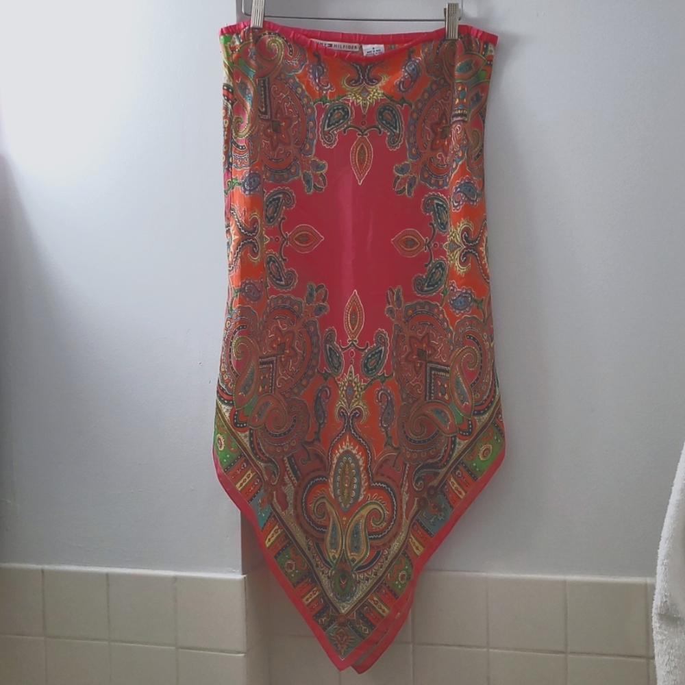 Vintage Tommy Hilfiger Silk Skirt Size 8